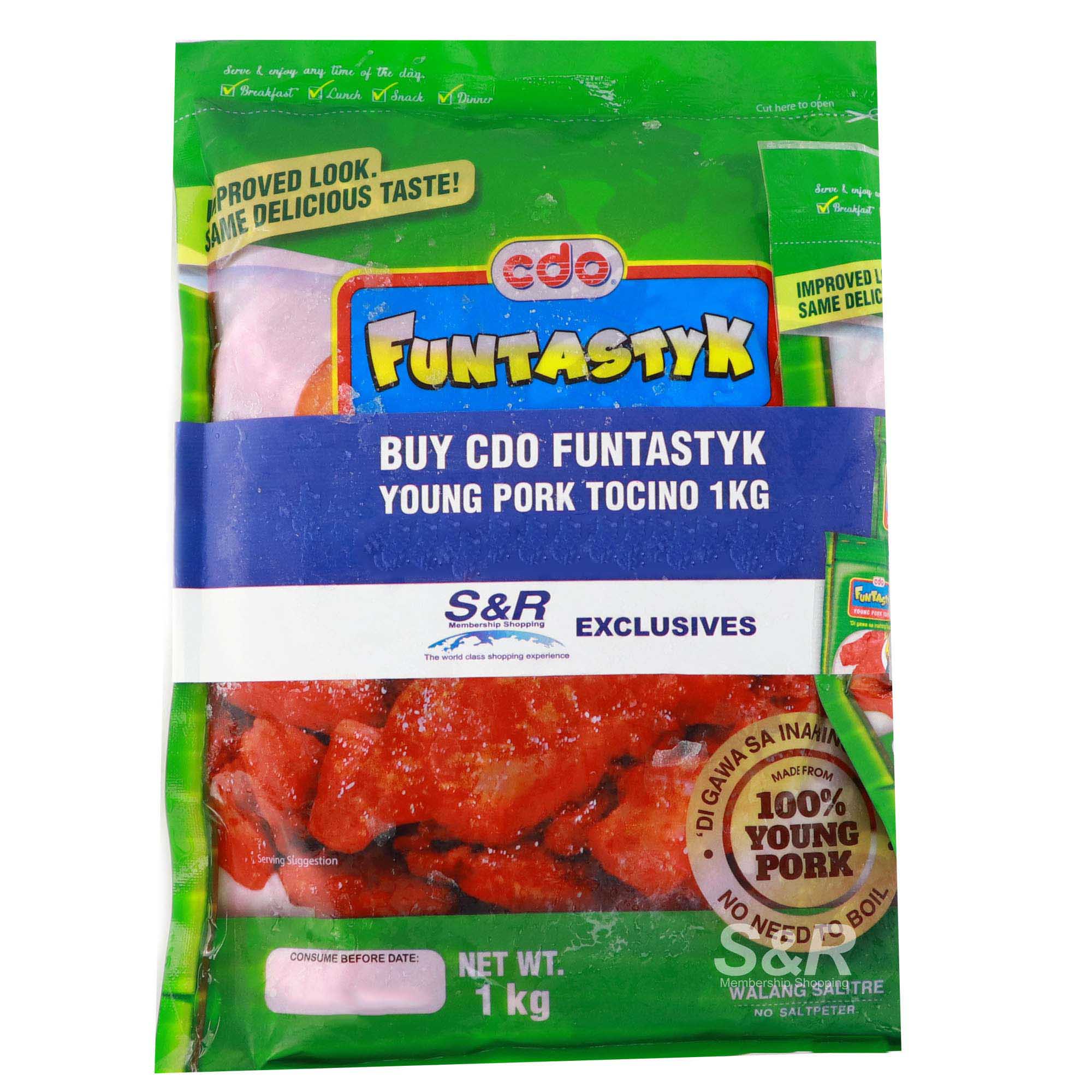 CDO Funtastyk Young Pork Tocino 1kg CDO Funtastyk Young Pork Tocino 1kg